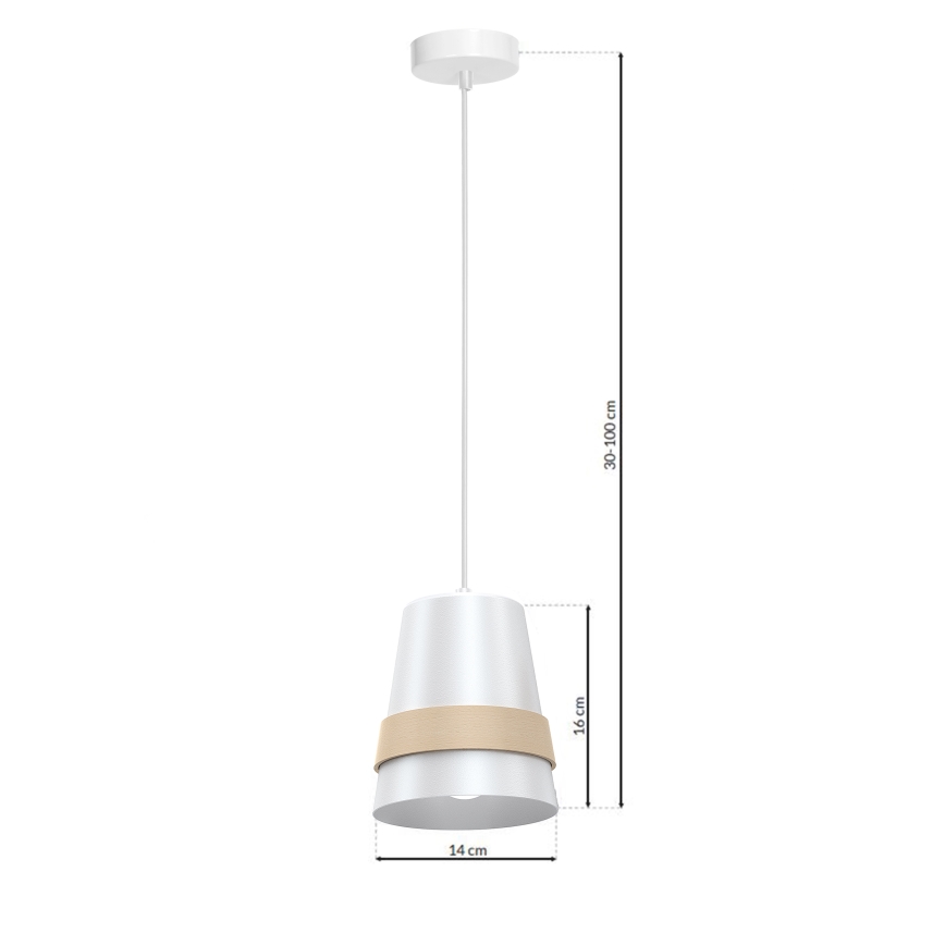 Kattokruunu narulla VENEZIA 1xE27/60W/230V