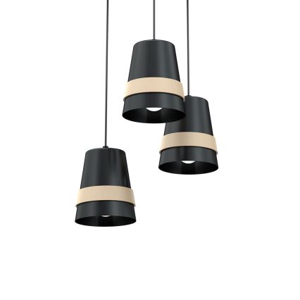 Kattokruunu narulla VENEZIA 3xE27/60W/230V