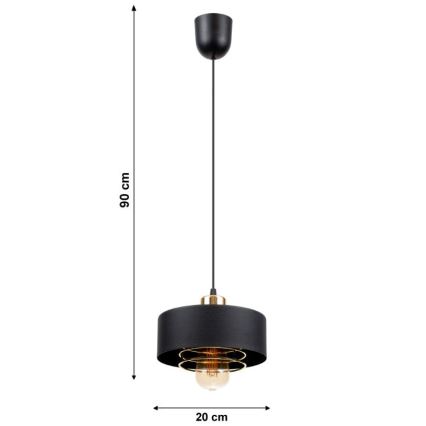 Kattokruunu narulla VEST 1xE27/60W/230V