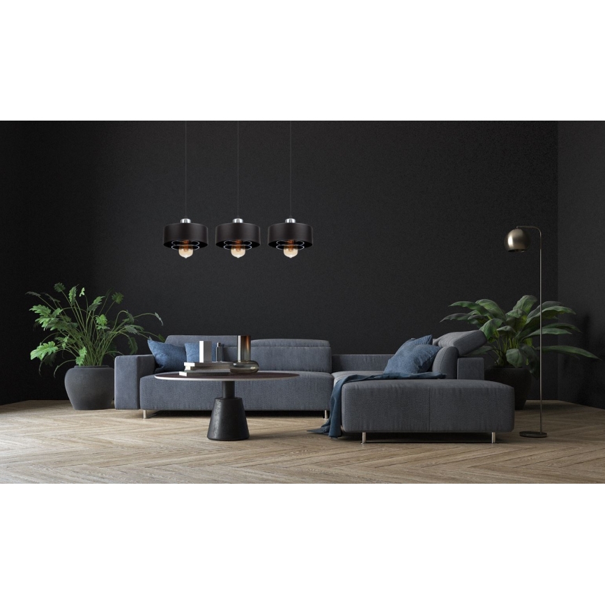 Kattokruunu narulla VEST 3xE27/60W/230V