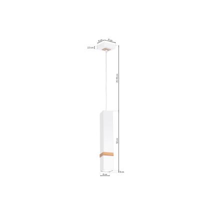 Kattokruunu narulla VIDAR 1xGU10/25W/230V
