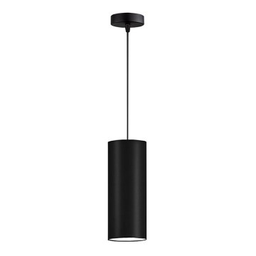 Kattokruunu narulla ZIK 1xE27/40W/230V halkaisija 10 cm musta