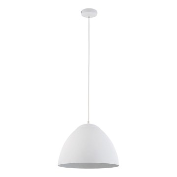 Kattokruunu narussa FARO 1xE27/60W/230V valkoinen