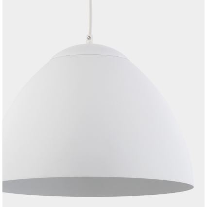 Kattokruunu narussa FARO 1xE27/60W/230V valkoinen