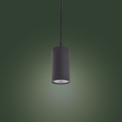 Kattokruunu narussa LOGAN BLACK 1xGU10/10W/230V