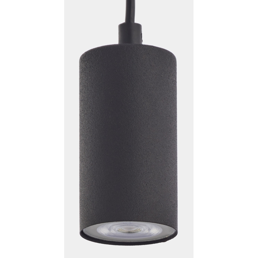 Kattokruunu narussa LOGAN BLACK 1xGU10/10W/230V