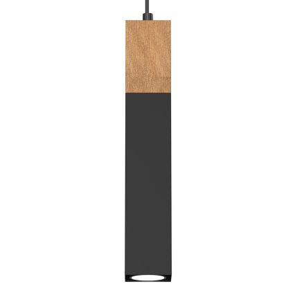 Kattokruunu narussa TULUM 3xGU10 / 60W / 230V musta