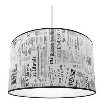 Kattokruunu NEWSPAPER 1xE27/60W/230V