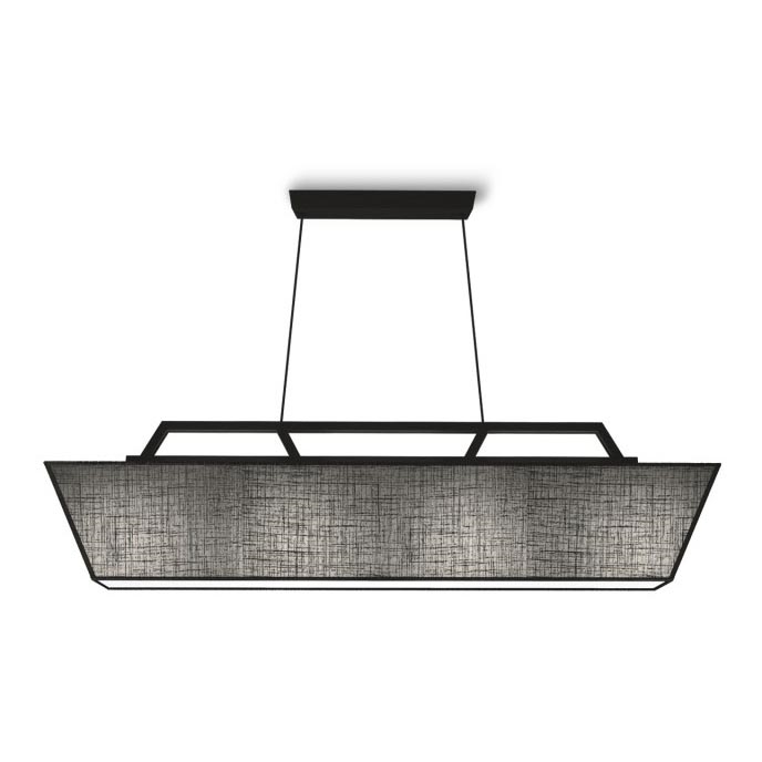 Kattokruunu ROOF 4xE27/40W/230V musta