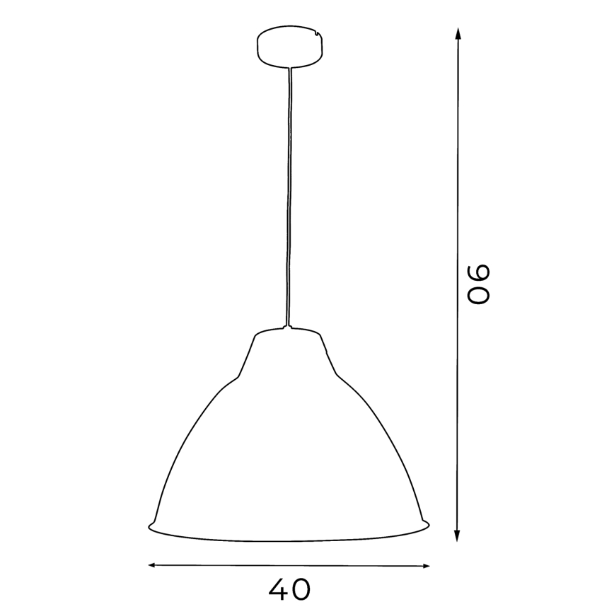 Kattokruunu SKAL 1xE27/60W/230V