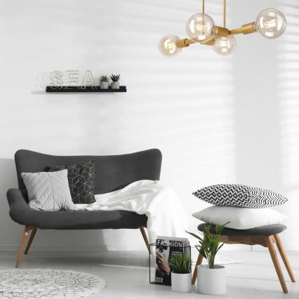 Kattokruunu tangossa ASTRID 4xE27/60W/230V kulta