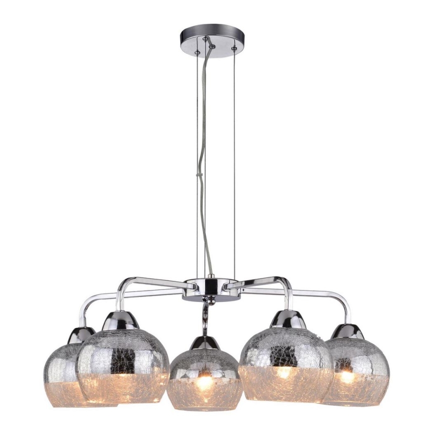 Kattokruunu tangossa CROMINA 5xE27/60W/230V