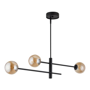 Kattokruunu tangossa ORO 3xG9/12W/230V musta/kulta