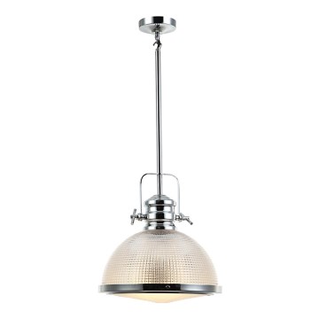 Kattokruunu tangossa THOR 1xE27/11W/230V kiiltävä kromi
