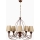Kattolamppu CLASSIC 5xE14/40W/230V pronssi/beige