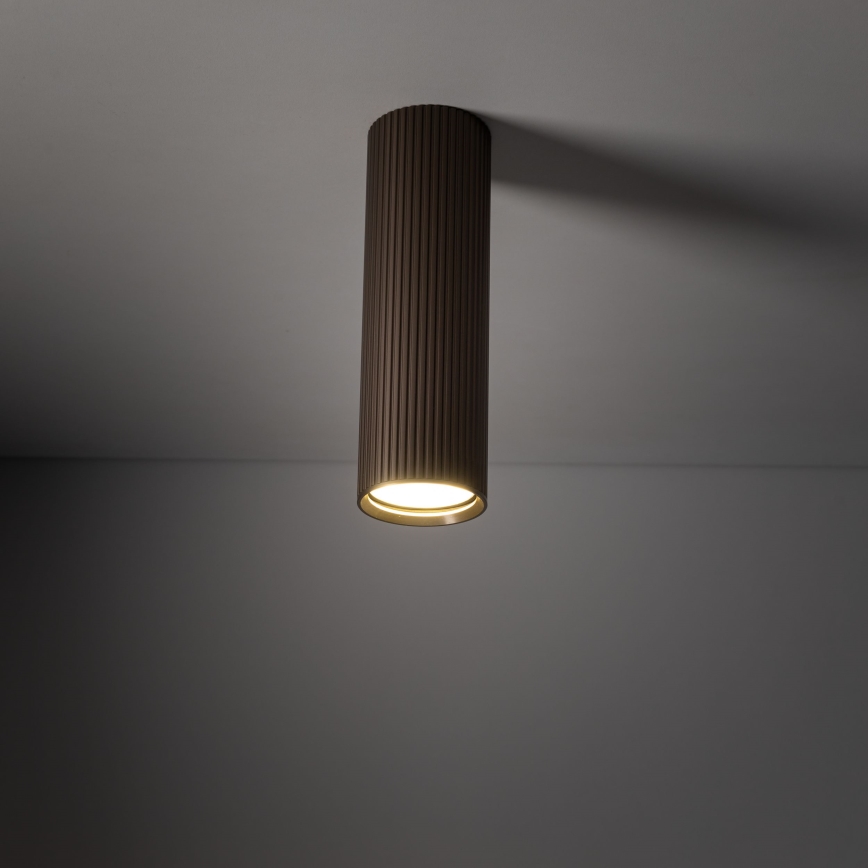 Kattospotti TUNE M 1xGU10/10W/230V 17 cm ruskea