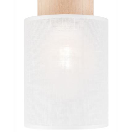 Kattovalaisin ARI 1xE27/60W/230V d. 16 cm valkoinen pyökki