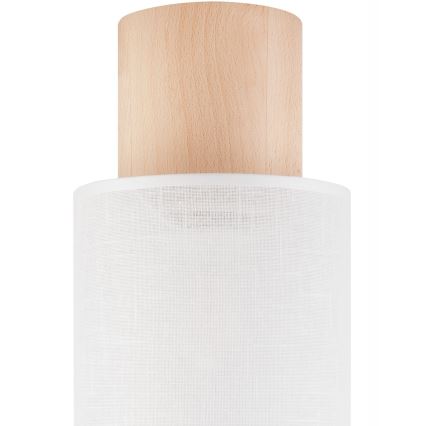 Kattovalaisin ARI 1xE27/60W/230V d. 16 cm valkoinen pyökki