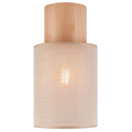 Kattovalaisin ARI 1xE27/60W/230V halk. 16 cm beige pyökki