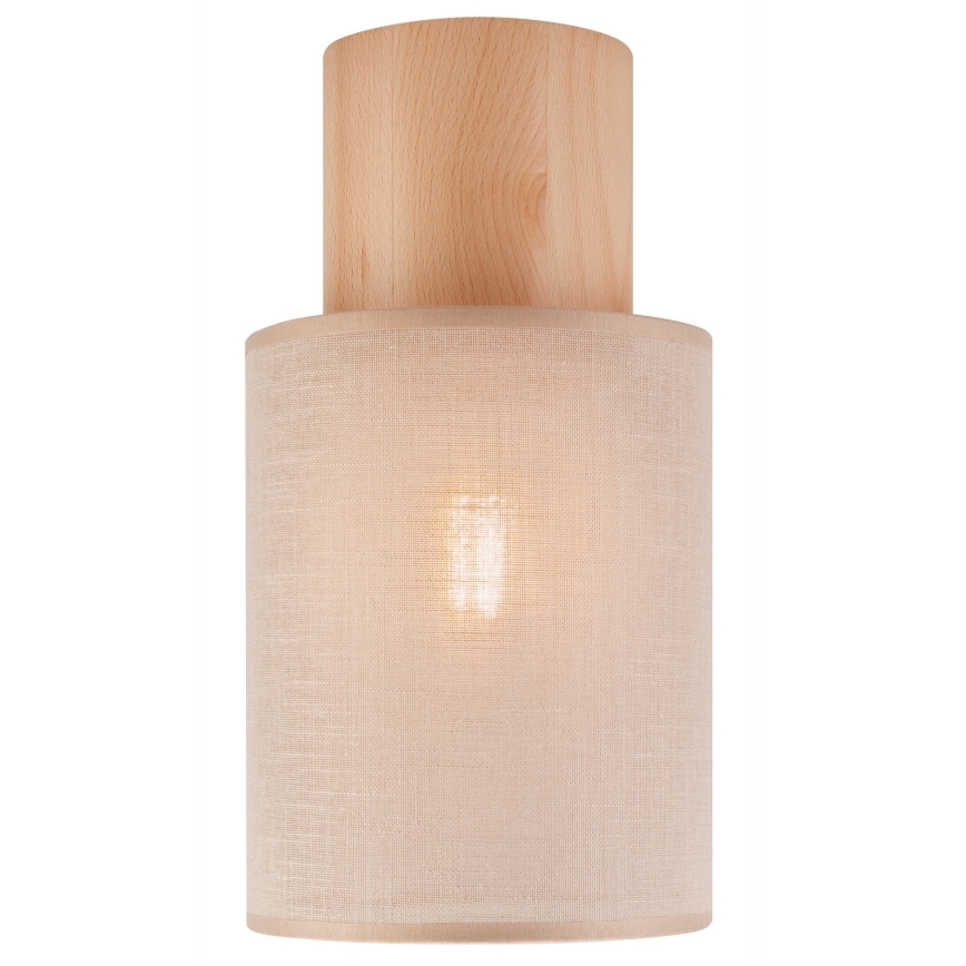 Kattovalaisin ARI 1xE27/60W/230V halk. 16 cm beige pyökki