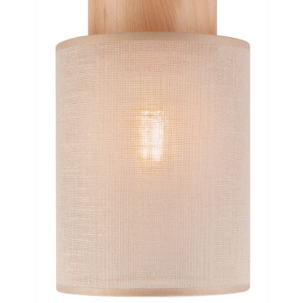 Kattovalaisin ARI 1xE27/60W/230V halk. 16 cm beige pyökki