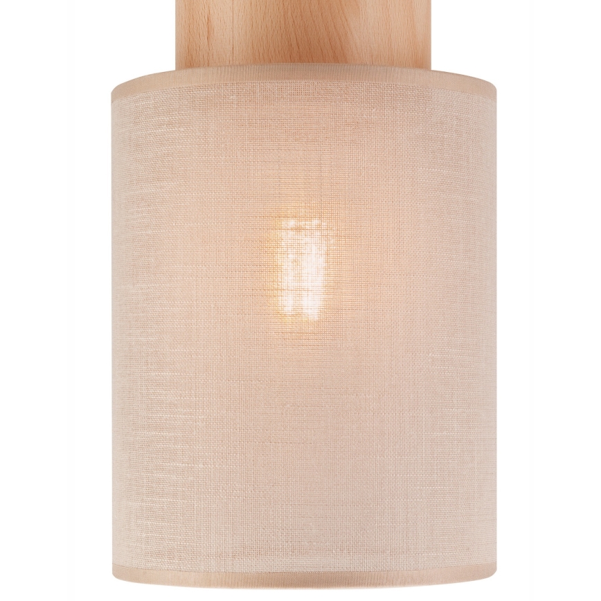 Kattovalaisin ARI 1xE27/60W/230V halk. 16 cm beige pyökki