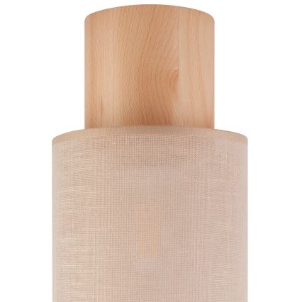 Kattovalaisin ARI 1xE27/60W/230V halk. 16 cm beige pyökki