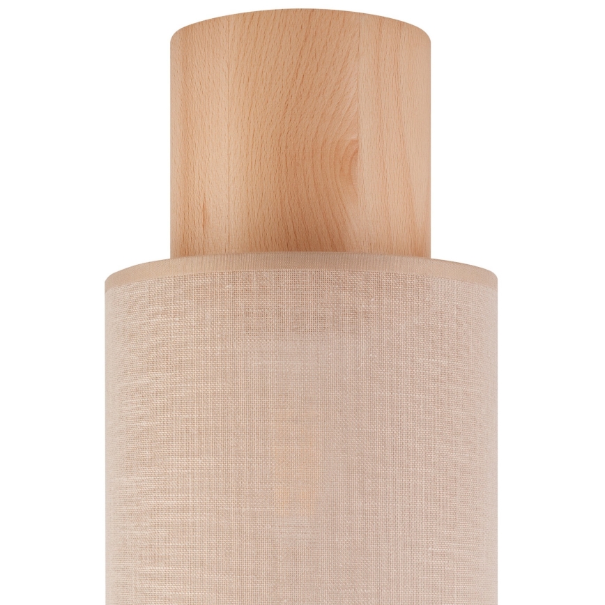 Kattovalaisin ARI 1xE27/60W/230V halk. 16 cm beige pyökki