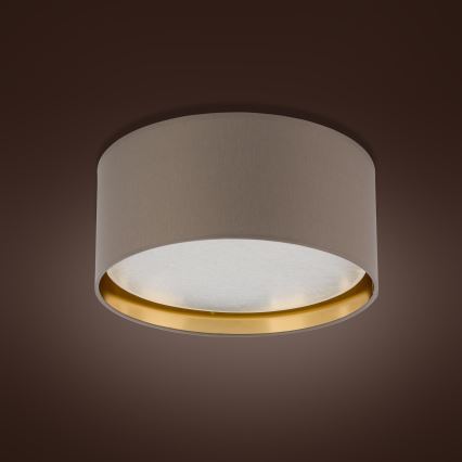 Kattovalaisin BILBAO 4xE27/15W/230V d. 45 cm ruskea/kulta