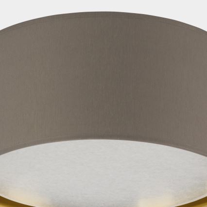 Kattovalaisin BILBAO 4xE27/15W/230V d. 60 cm ruskea/kulta