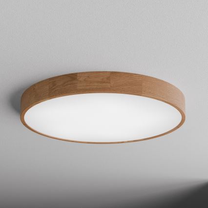Kattovalaisin CLEO liiketunnistimella, 6×E27/24W/230V, halkaisija 80 cm, tammi