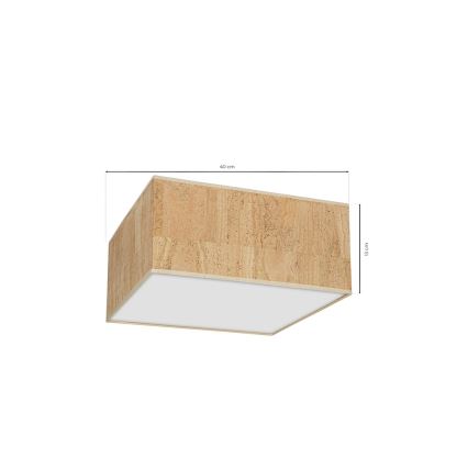 Kattovalaisin CORK 2xE27/60W/230V