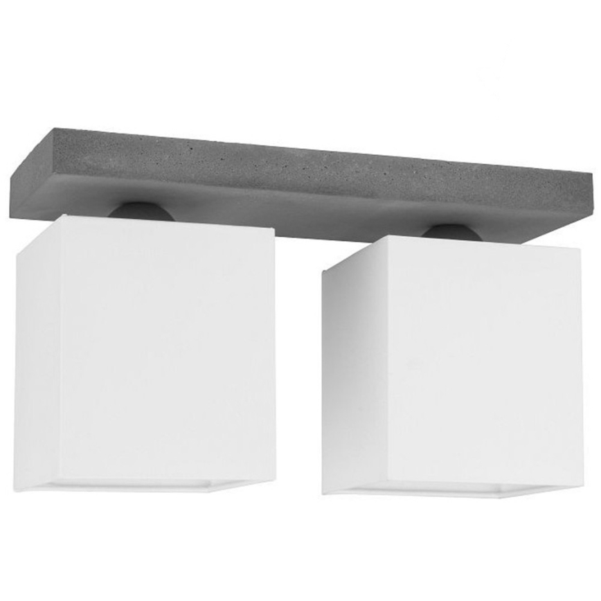 Kattovalaisin GREAT 2xE27/25W/230V betoni