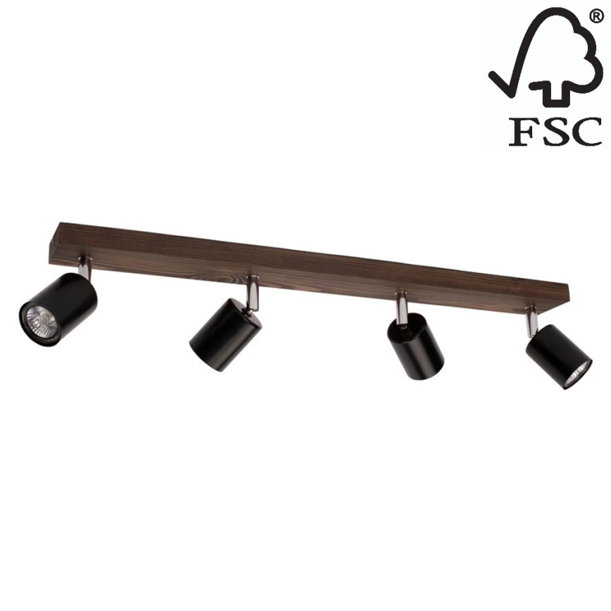 Kattovalaisin MANARA 4xGU10/5W/230V mänty - FSC-sertifioitu
