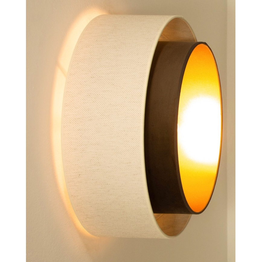 Kattovalaisin NATIA 1xE27/60W/230V valkoinen/ruskea