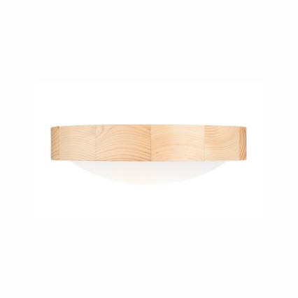 Kattovalaisin NATURAL SLIM 1xE27/60W/230V ø 27 cm mänty