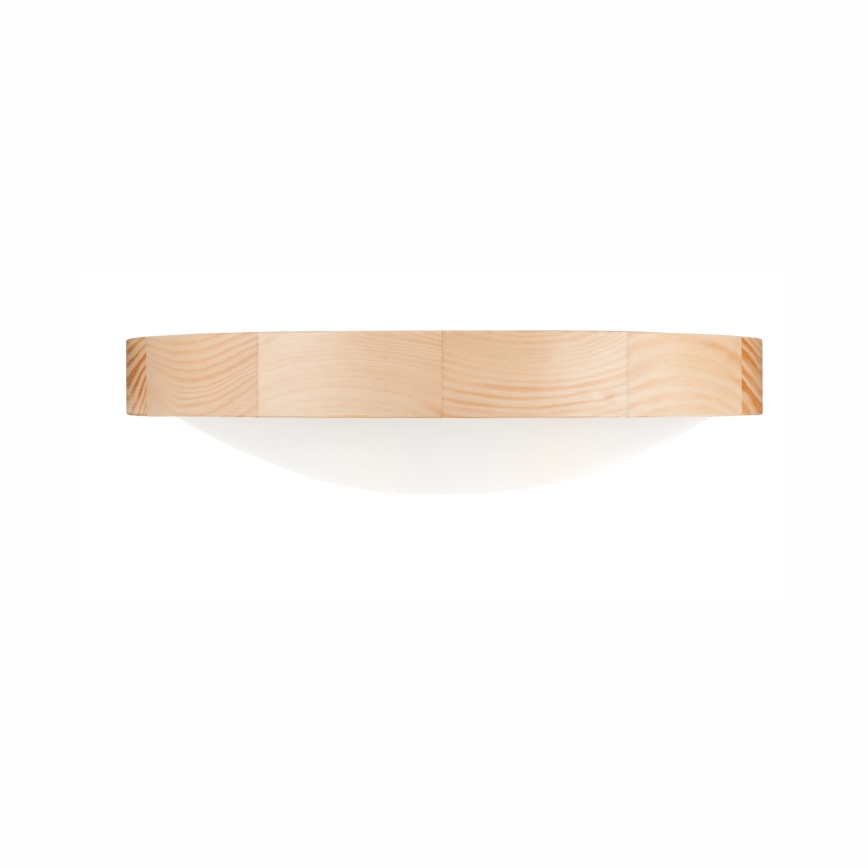 Kattovalaisin NATURAL SLIM 2xE27/60W/230V ø 37 cm mänty