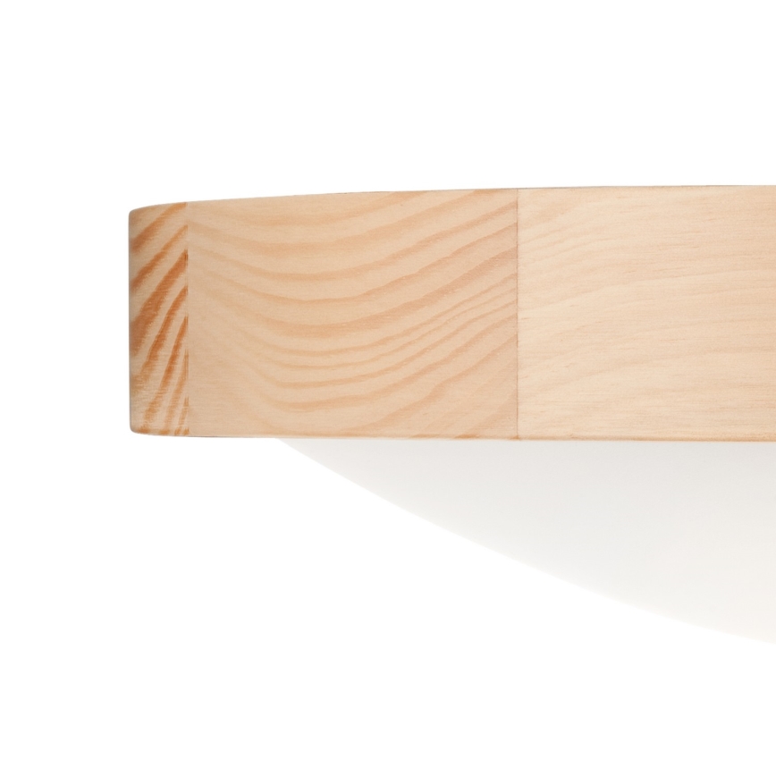 Kattovalaisin NATURAL SLIM 2xE27/60W/230V ø 37 cm mänty