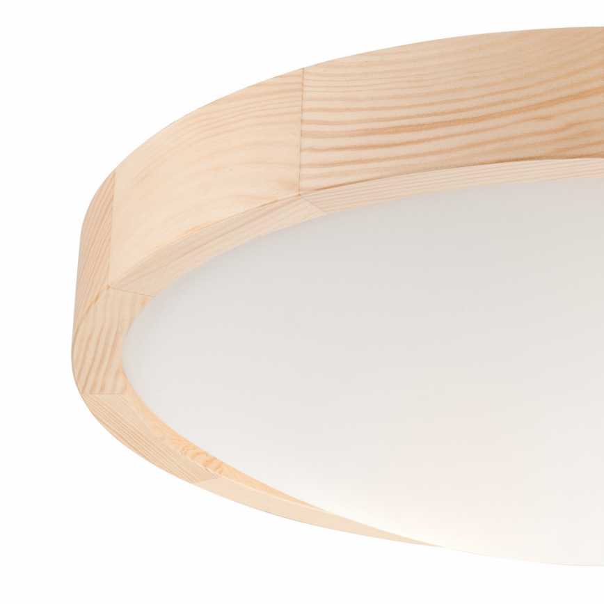 Kattovalaisin NATURAL SLIM 2xE27/60W/230V ø 37 cm mänty