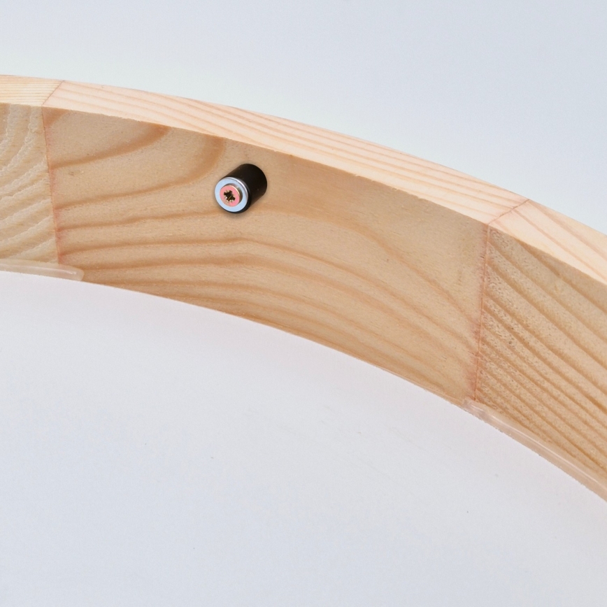 Kattovalaisin NATURAL SLIM 2xE27/60W/230V ø 37 cm mänty