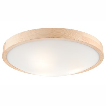 Kattovalaisin NATURAL SLIM 3xE27/60W/230V ø 47 cm mänty