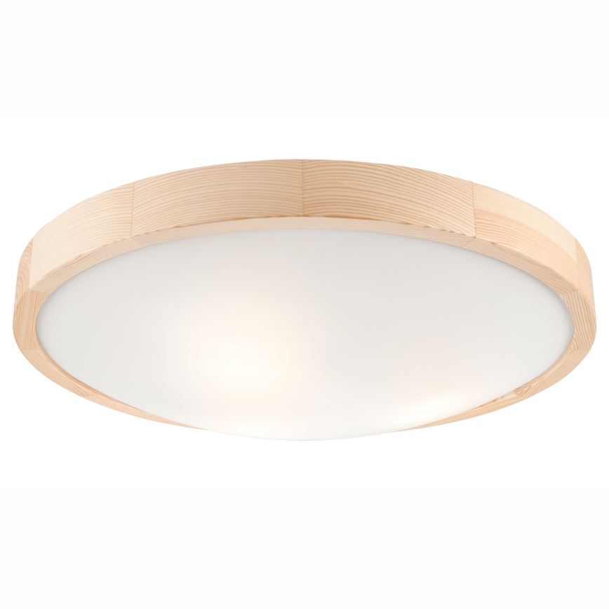 Kattovalaisin NATURAL SLIM 3xE27/60W/230V ø 47 cm mänty