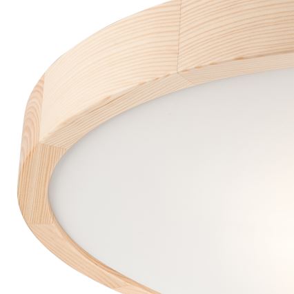 Kattovalaisin NATURAL SLIM 3xE27/60W/230V ø 47 cm mänty