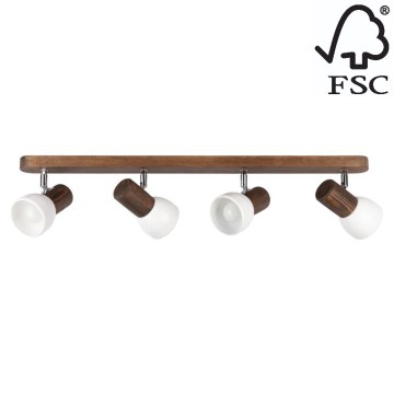 Kattovalaisin NEL 4xE27/15W/230V mänty - FSC-sertifioitu
