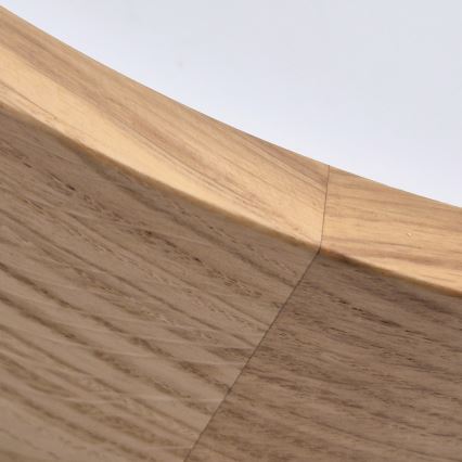 Kylpyhuoneen kattovalaisin OAK 2xE27/15W/230V IP54, tammi, halkaisija 27 cm