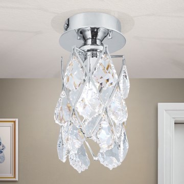 Kattovalaisin RITA 1xG9/40W/230V, halkaisija 9 cm, kiiltävä kromi