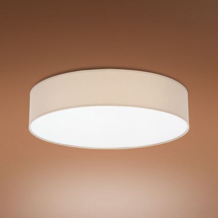 Kattovalaisin RONDO 4xE27/15W/230V d. 61 cm beige