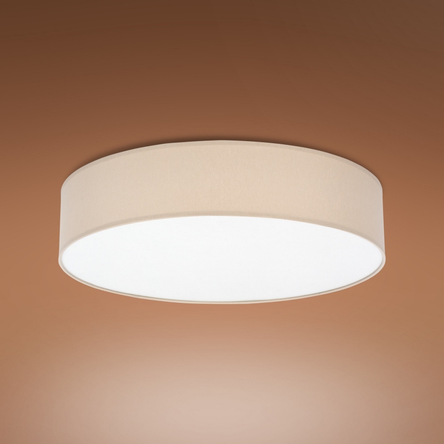 Kattovalaisin RONDO 4xE27/15W/230V d. 61 cm beige