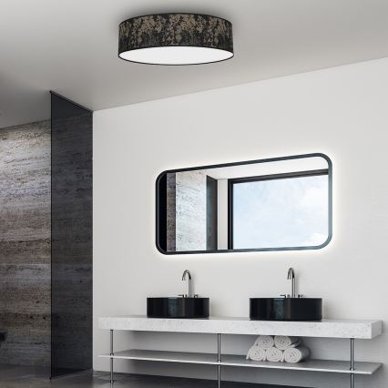 Kattovalaisin SATINO 3xE27/60W/230V musta/kulta