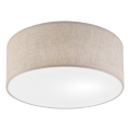 Kattovalaisin SIRJA 1xE27/15W/230V halkaisija 35 cm beige